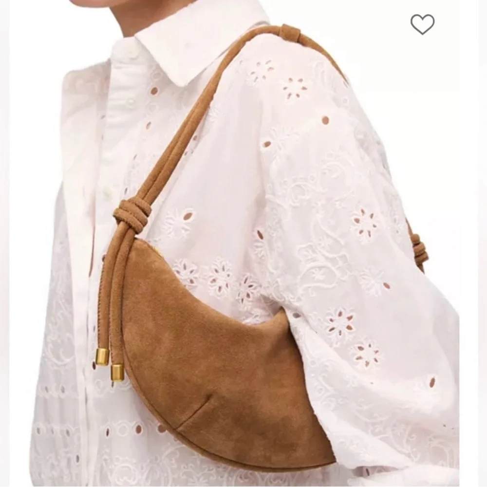 Madewell Bolo Suede Bag - Picture 2 of 16